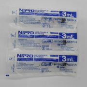 Syringe กระบอกฉีดยา ขนาด 3 ml. ยี่ห้อ NIPRO